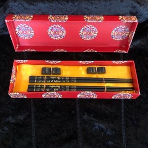 Designer Chopsticks Set NWT
